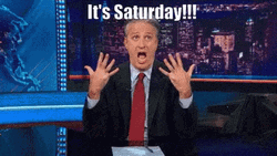 Comedian Jon Stewart It's Saturday Reaction GIF