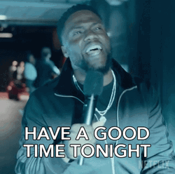 Comedian Kevin Hart Have A Great Night GIF