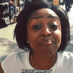 Comedian Quinta Brunson He Got Money Meme GIF