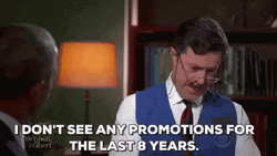 Comedian Stephen Colbert I Don't See Promotion GIF
