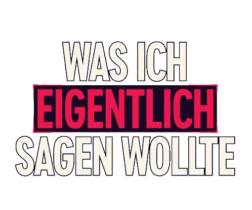 Comedy Central Was Ich Eigentlich Sagen Wollte Sticker