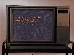 Comedy Television Show Almost Live Animated Logo GIF