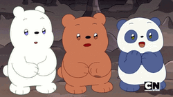 Comedy We Bare Bears Aplausos GIF