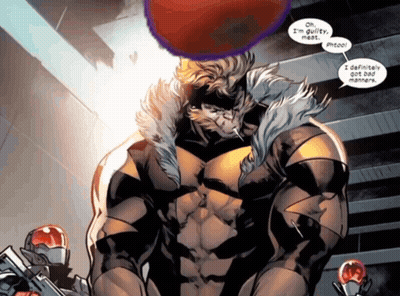 Comic Book Character Saying Oh I'm Guilty Meat Phool GIF