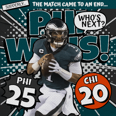 Comic Book Football Player Phi 25 GIF