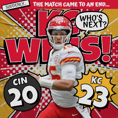 Comic Book Football Player With Number 20 GIF