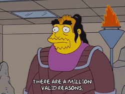 Comic Book Guy Valid Reasons GIF