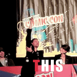 Comic Con Pointing GIF