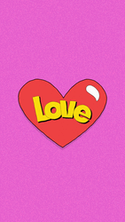 Comic Style Heart Tunnel Love GIF
