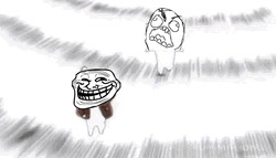 Comic Troll Face And Rage Face