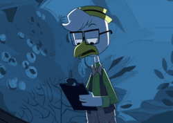  Comics Donuld Duck Universe Gyro Gearloose Taking Notes GIF