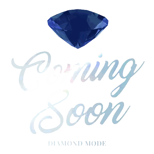 Coming Soon Diamond Logo Sticker