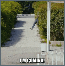 Coming Soon Exctaric Man Running GIF
