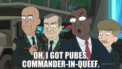 Commander In Queef Rick And Morty GIF