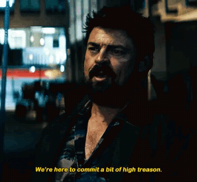 Commit Treason Billy Butcher GIF