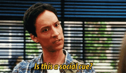 Community Abed Social Cue