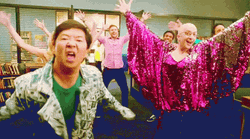 Community Ben Chang Shimmy GIF