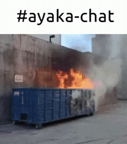 Community Fire Burning Trash GIF