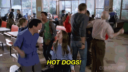 Community Makes Me Want A Hot Dog GIF