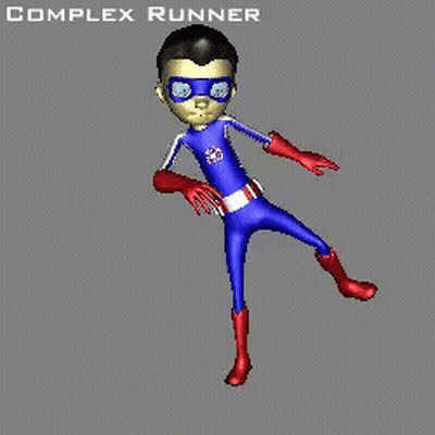 Complex Runner Character GIF
