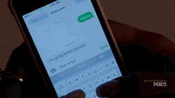 Composing A Reply Text Mesage Via Iphone  GIF