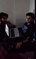 Computer Addict Guy Bitch Slap GIF | GIFDB.com