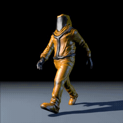 Computer Animation Of Hazmat Suit