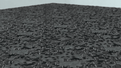 Computer Chip On Gray And Blue Circuit Board GIF
