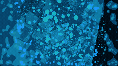 Computer Chip With Flower Surrounded By Circuit Boards GIF