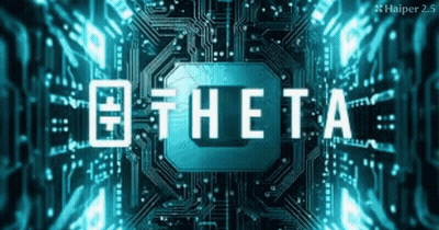 Computer Chip With Theta GIF