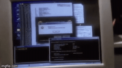 Computer Monitor Displaying Imgflip Windows GIF