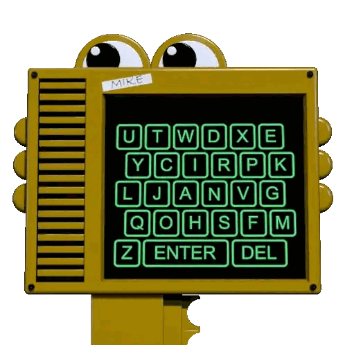 Computer Monitor Named Mike Sticker