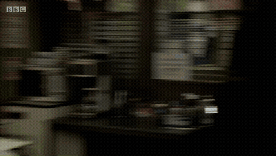 Computer Monitor With Scanned Police File GIF