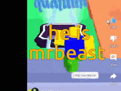 Computer Screen Saying He Is MrBeast GIF