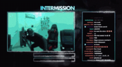 Computer Screen Saying Intermission GIF