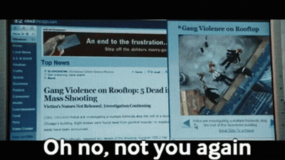 Computer Screen Saying Oh No Not You Again GIF