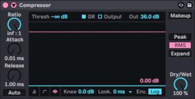 Computer Screen Showing Compressor Graph