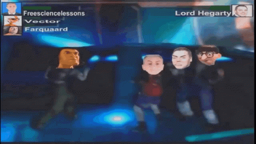 Computer Screen Video Game Lord Hegarty Vs Vector Farquaard GIF
