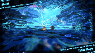 Computer Screen Warning Skadi GIF