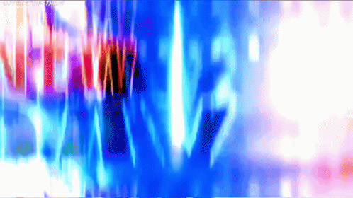 Computer Screen With Blue Pink Background V3 GIF