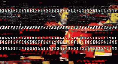 Computer Screen With Numbers And Letters F And F GIF