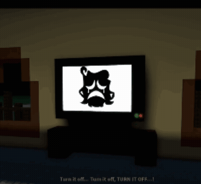 Computer Screen With Sad Face GIF