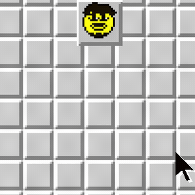 Computer Screen With Smiley Face And Number 1 GIF