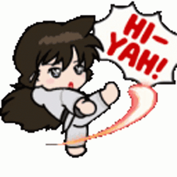 Conan Ran Mouri Chibi Version GIF