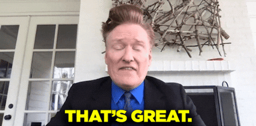 Conan That's Great Good For Her GIF