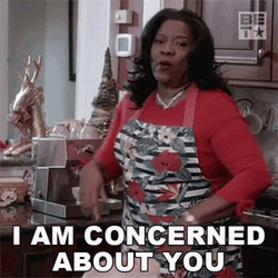 Concerned Loretta Devine Christmas Deja Vu GIF