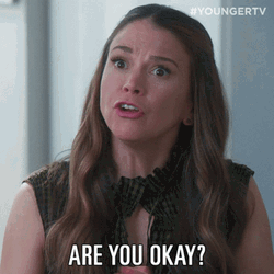Concerned Younger TV Series Liza Miller  GIF