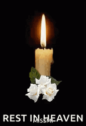 Condolence Rest In Heaven Candle Light GIF