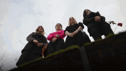 Condolence Throwing Rose In Grave GIF
