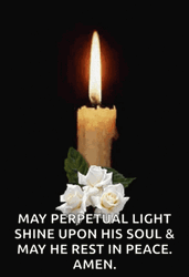 Condolences Prayer Candle Light GIF